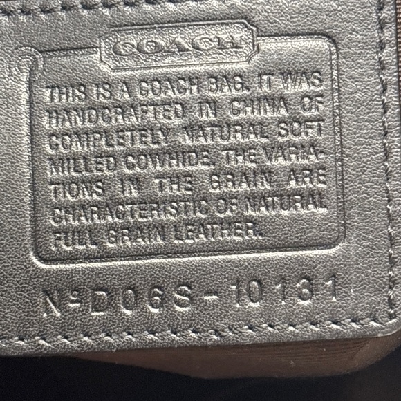 Coach 2006 Black Chelsea Pebbled Leather Shoulder Hobo Bag - Picture 11 of 14